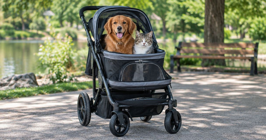 Best double pet strollers for dogs and cats together 2026