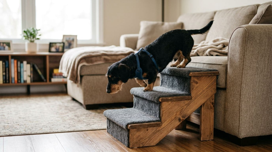 How to prevent IVDD flare-ups using pet stairs at home