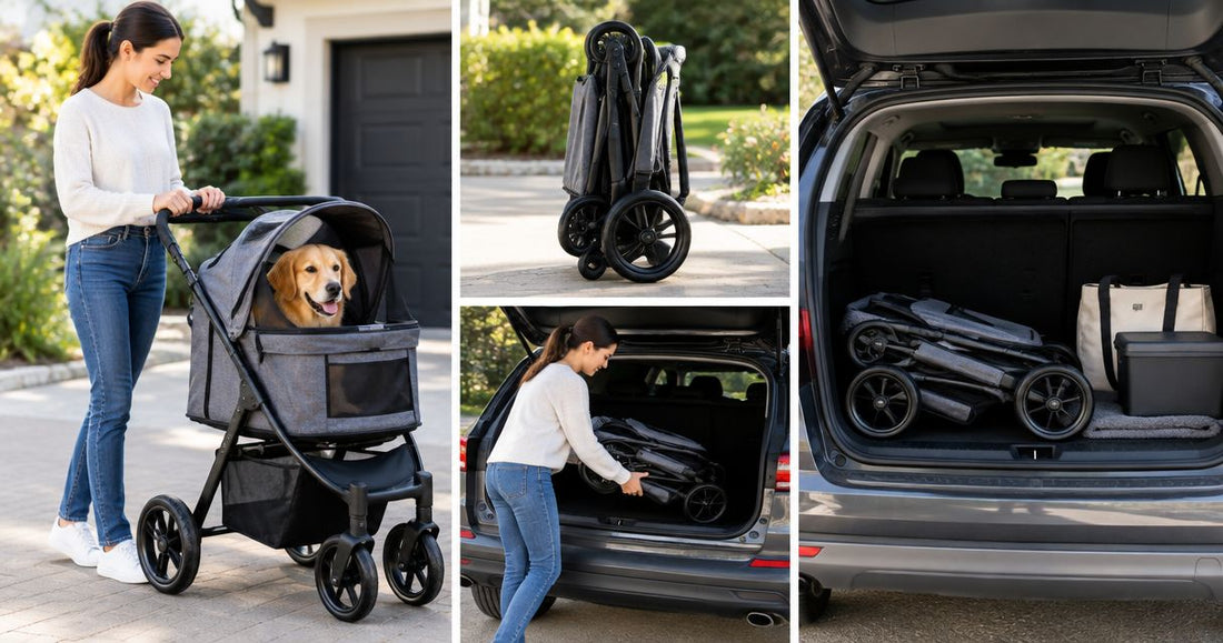 Dog stroller to trunk-ready car storage: complete 2026 workflow