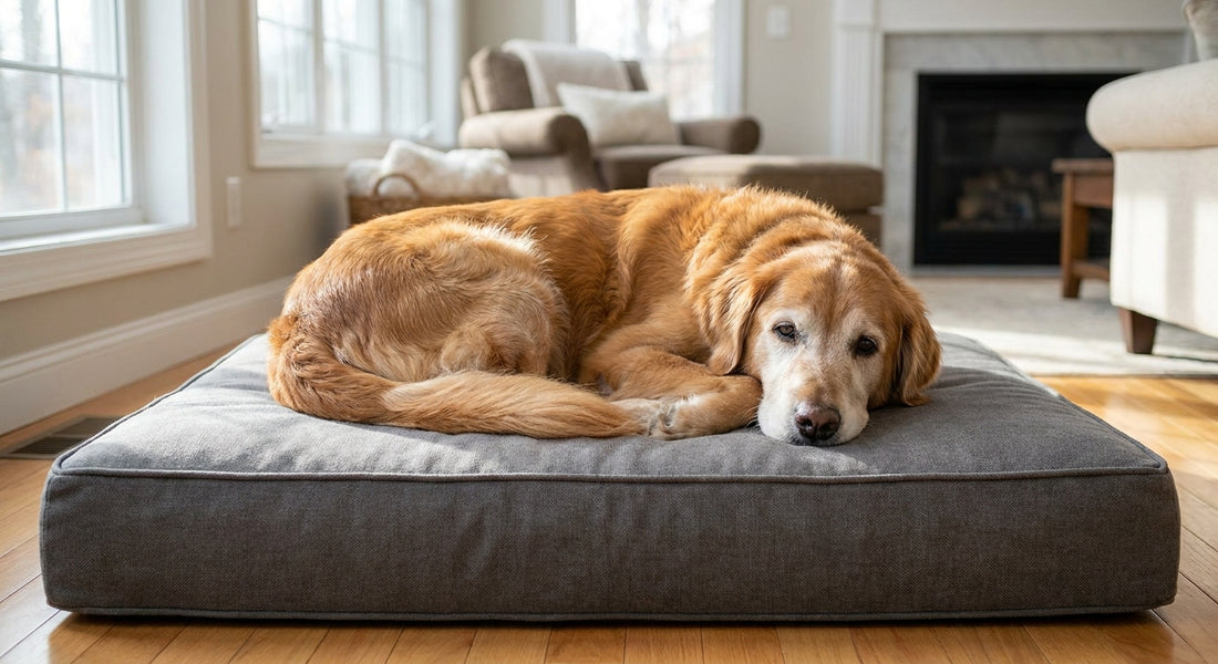 Orthopedic dog beds for large breed dogs