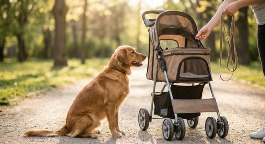 How to introduce your dog to a stroller