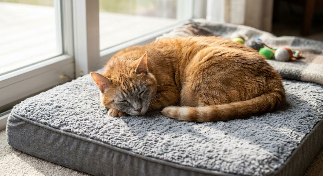 Orthopedic cat beds for senior cats