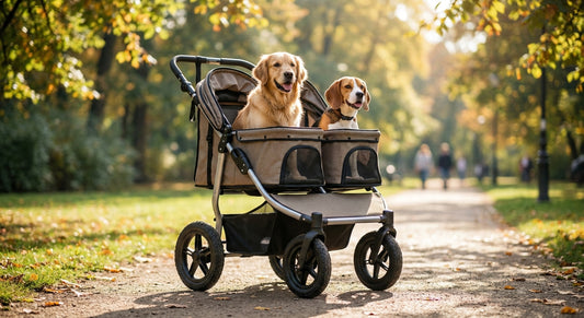 Dog strollers for two dogs at once
