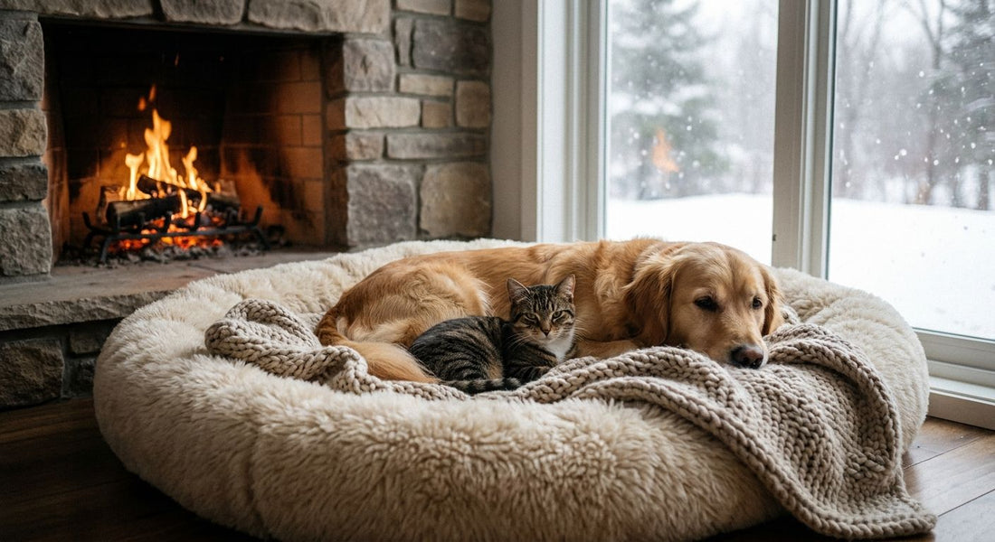 Cozy pet beds for cold winter nights