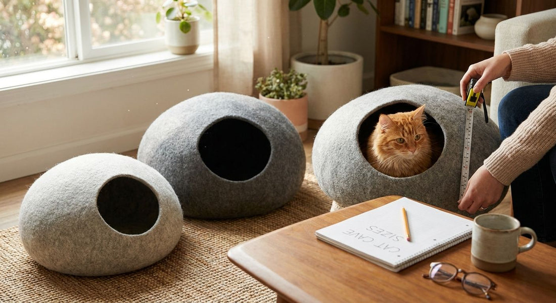 How to pick the right cat cave bed size