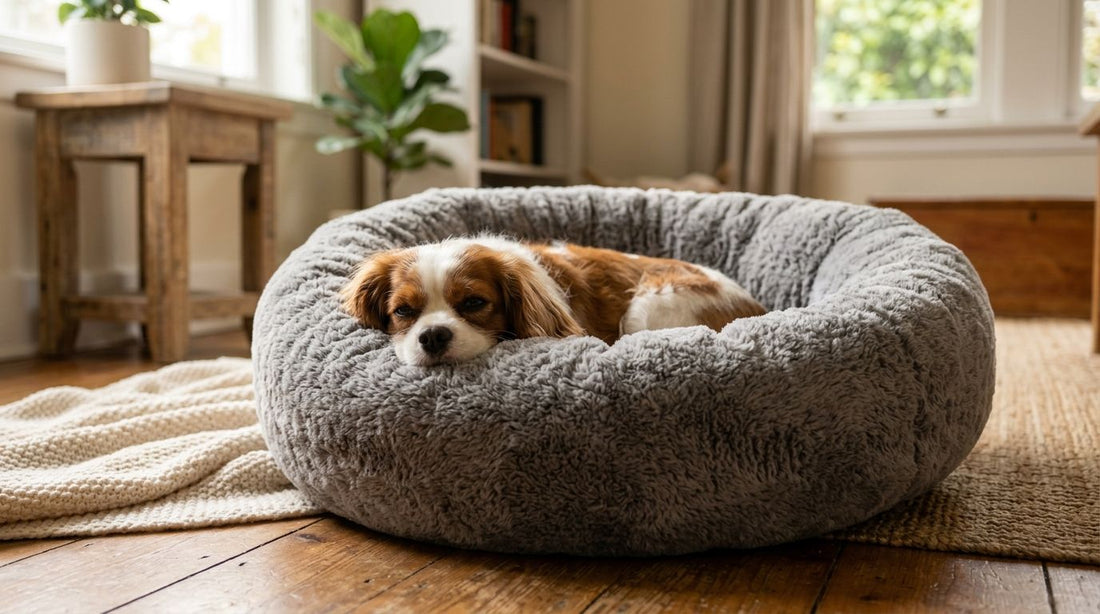 Cozy pet beds for dogs with separation anxiety