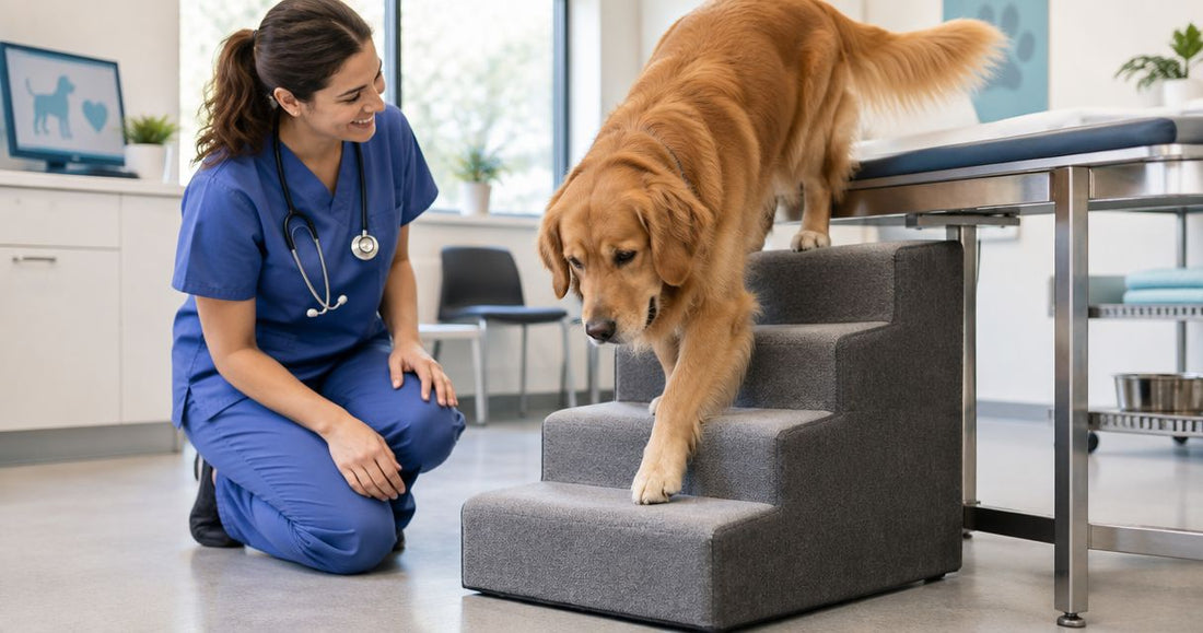 Pet stairs for veterinary clinics: complete 2026 guide