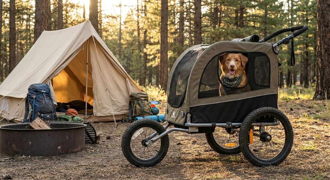 Dog strollers for camping trips