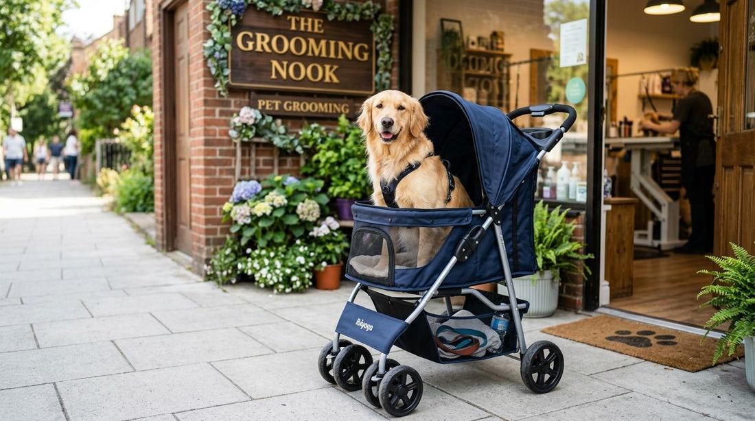 Dog strollers for pet grooming appointment transport