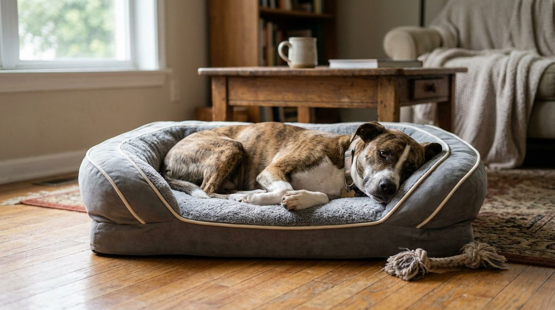 How to acclimate a rescue dog to a new bed